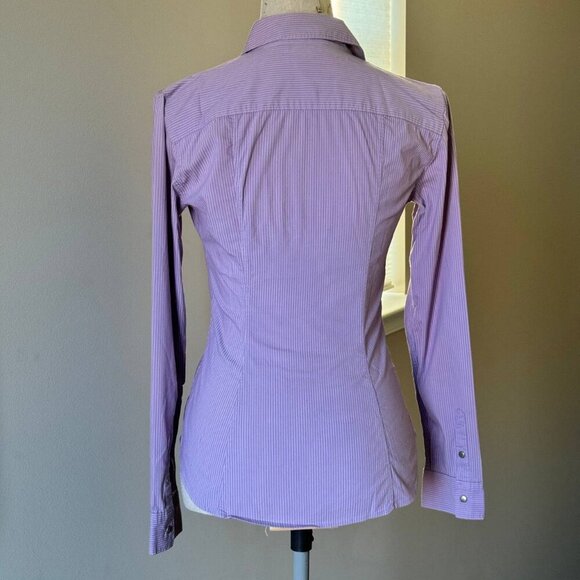 Armani Exchange Women’s Fitted Stretch Shirt - Size small - Picture 8 of 8
